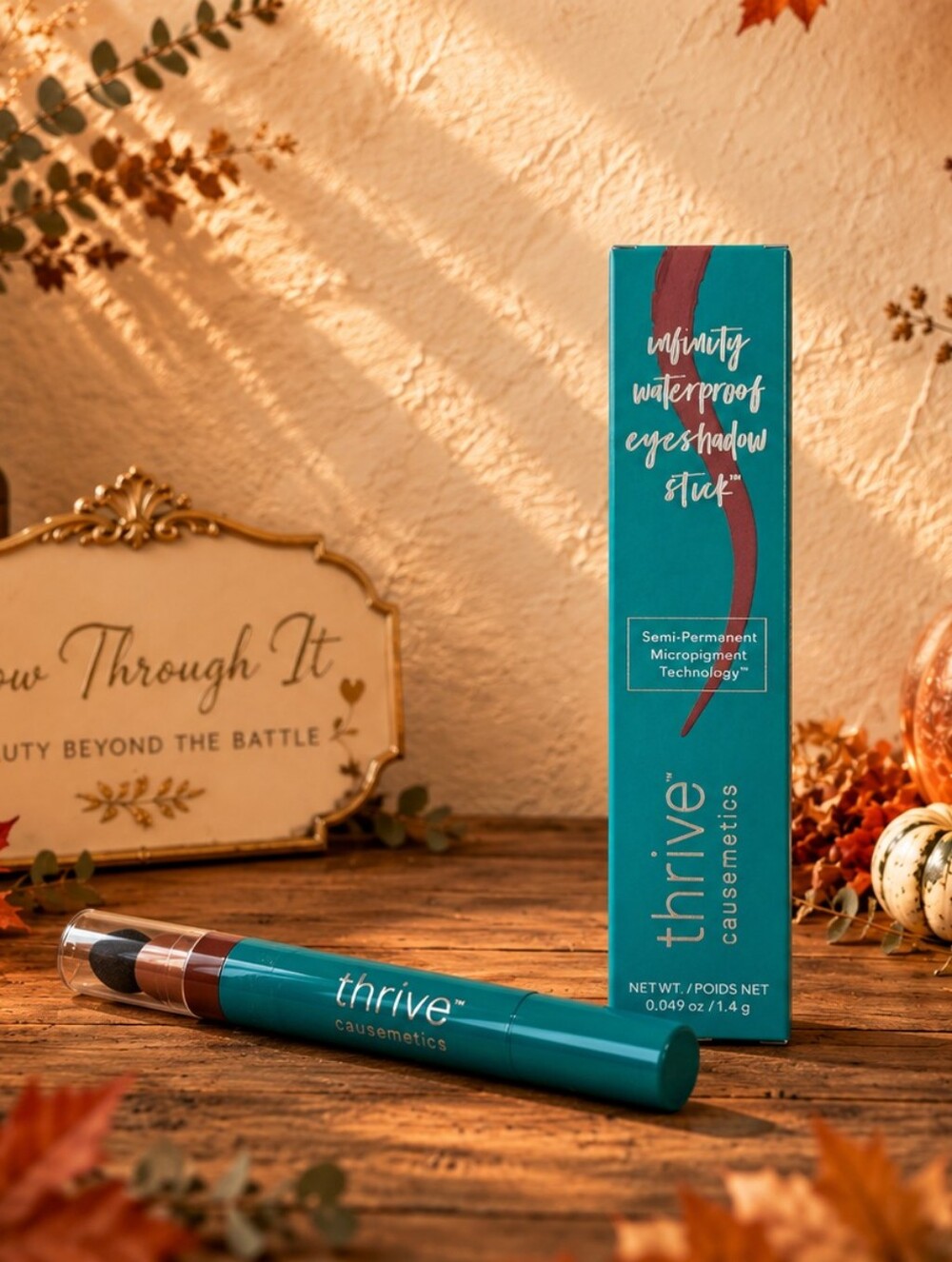 Thrive Infinity Waterproof Eyeshadow Stick - Tai (warm cranberry matte)